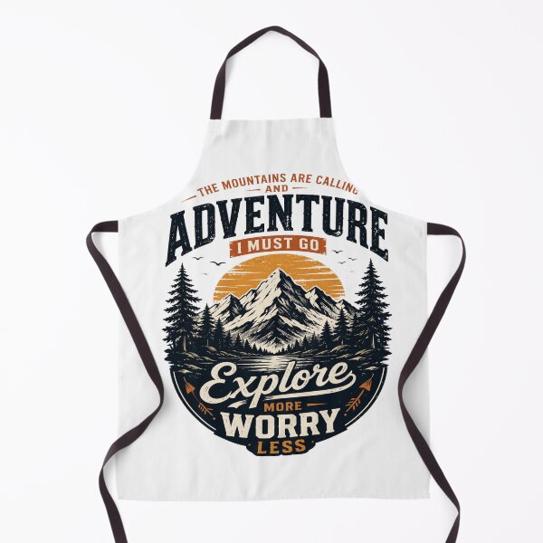 Item preview, The Mountains Are Calling - Hiking & Adventure Vintage Nature Graphic designed and sold by WOWART69.
