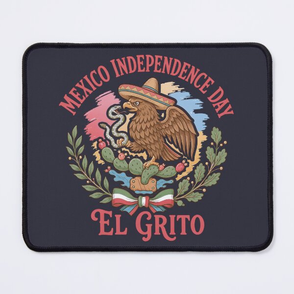 Item preview, Mexico Independence Day El Grito Cute Eagle Emblem designed and sold by HowToCanadian.