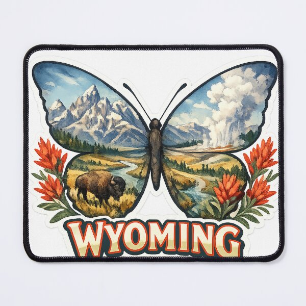 Item preview, Wyoming State Soul Butterfly designed and sold by Whimspired By Paxx.