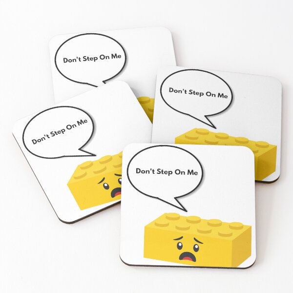 Item preview, Don't Step On Me - Funny Scared Brick designed and sold by Ksaw0710.