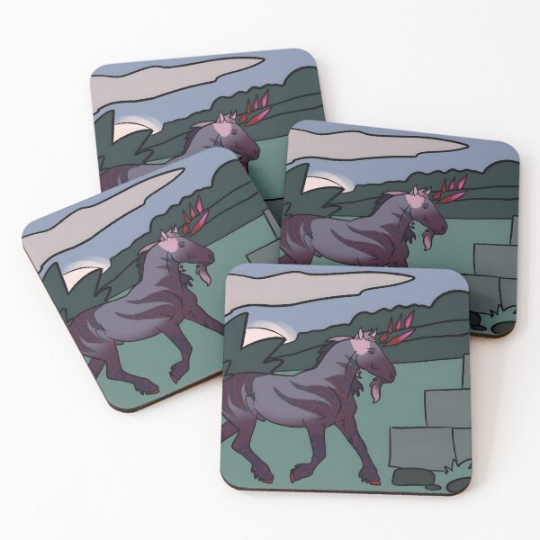 Item preview, Mystical Purple Unicorn with Red Horns designed and sold by Baby-Care.