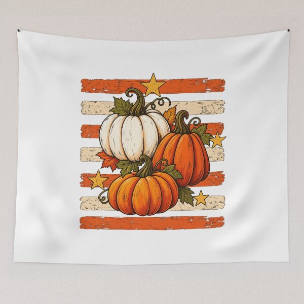 Item preview, Vintage Autumn Pumpkins Fall Harvest Rustic Pumpkin  designed and sold by afr-saad.