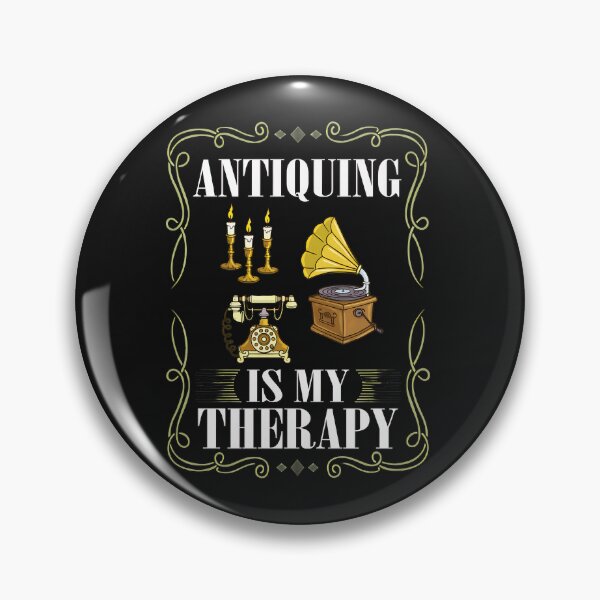 Item preview, Antiquing Is My Therapy Vintage Phone Gramophone designed and sold by domjudith.