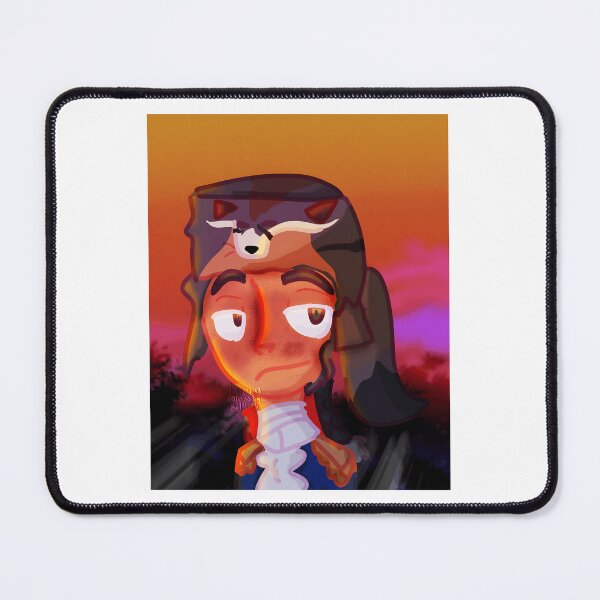 Item preview, Contemplative Character Wearing Animal Hat at Sunset designed and sold by Baby-Care.