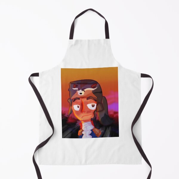 Item preview, Contemplative Character Wearing Animal Hat at Sunset designed and sold by Baby-Care.