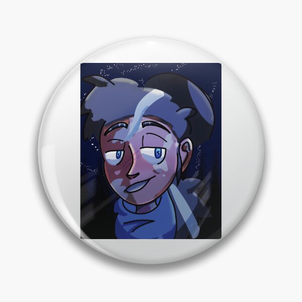 Artikelvorschau, Cartoon-Porträt bei Nacht mit blauen Augen entworfen und verkauft von Baby-Care.