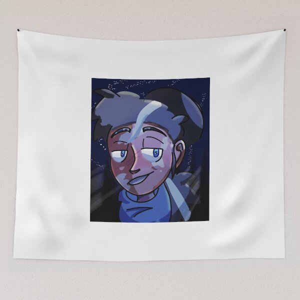 Item preview, Nighttime Cartoon Portrait with Blue Eyes designed and sold by Baby-Care.