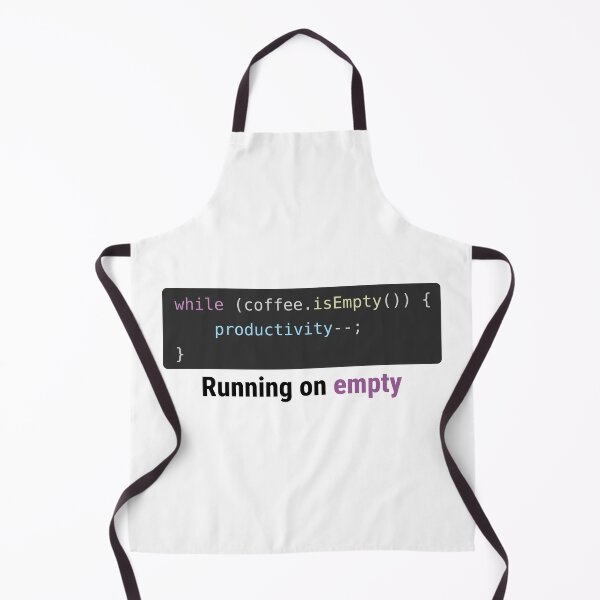 Item preview, Running On Empty Funny Programmer T-Shirt Coffee Coding Humor Gift designed and sold by Sekla-Studio.
