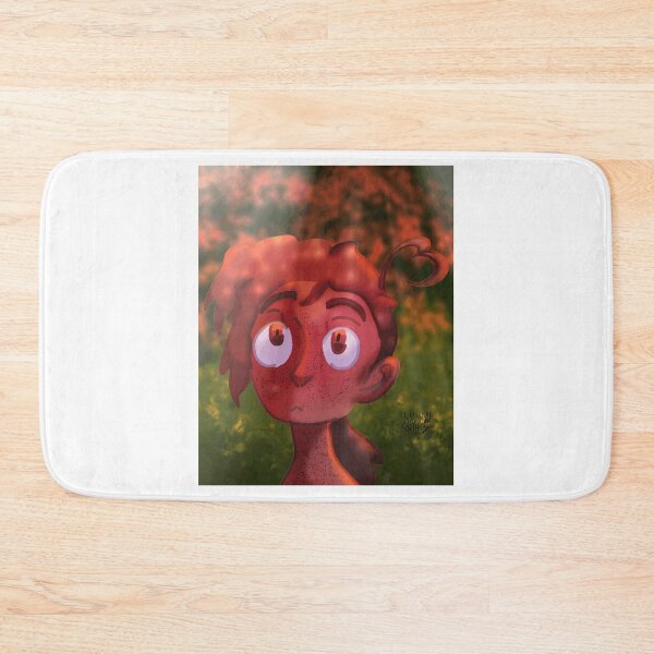 Item preview, Whimsical Red Cartoon Character with Heart-shaped Hair designed and sold by Baby-Care.