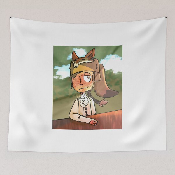 Item preview, Freckled Character Wearing Fox Hat designed and sold by Baby-Care.
