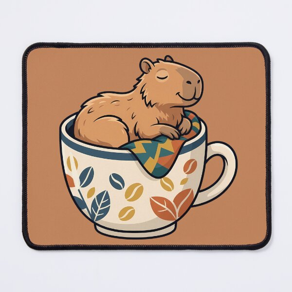 Item preview, Chill Capybara In A Coffee Mug Zen Meme designed and sold by DripCultureLab.