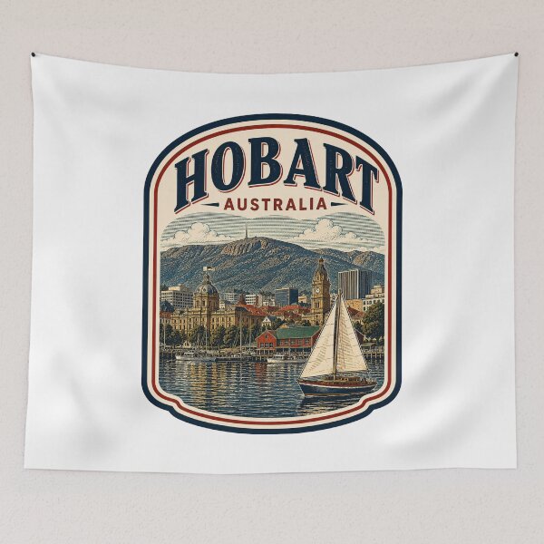 Item preview, Hobart - Australia designed and sold by GoodOldVintage.
