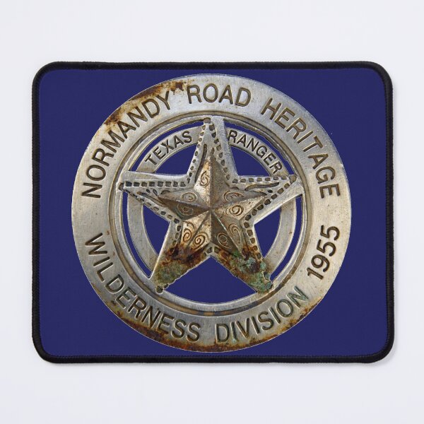 Item preview, Vintage Texas Ranger Wilderness Badge – Rustic Western Star designed and sold by Normandy Road Heritage™ - Vintage Garage Art.