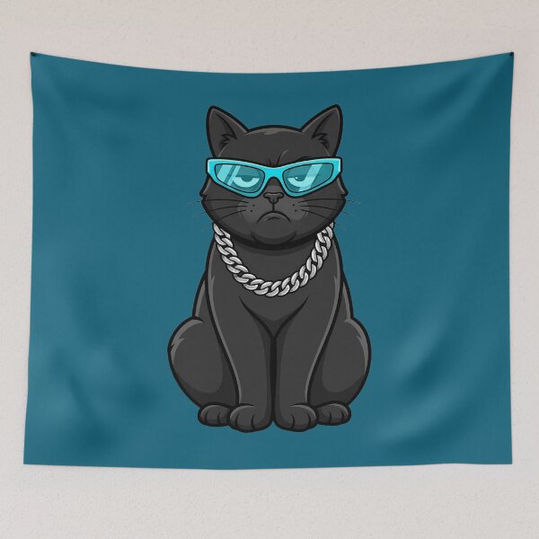 Item preview, Hypebeast Grumpy Cat Futuristic Sunglasses designed and sold by DripCultureLab.