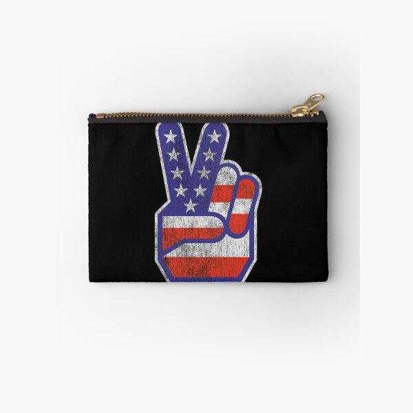 Item preview, Patriotic Hand Gesture Stars Stripes Emblem designed and sold by TarotCats Co..