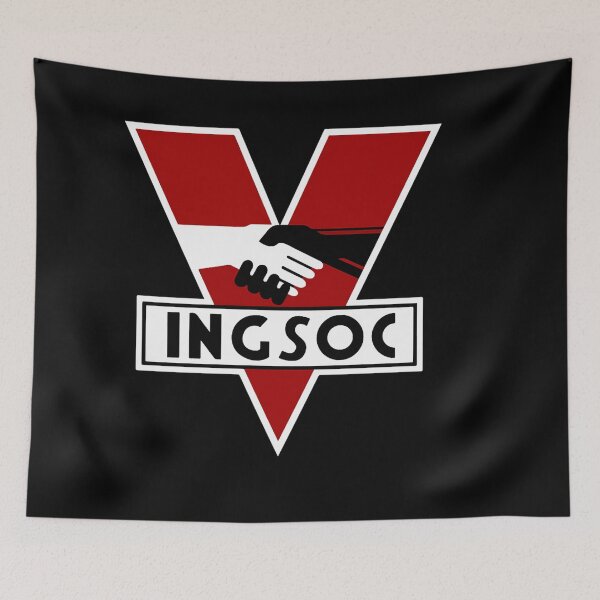 Aperçu de l'œuvre Logo classique Ingsoc de 1984 créée et vendue par Michael-Duong.