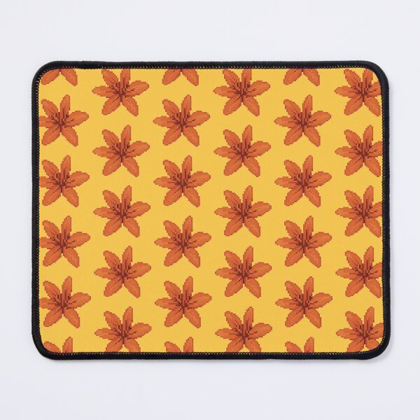 Item preview, Pixelated Orange Lily Flower designed and sold by CamilasPrints.