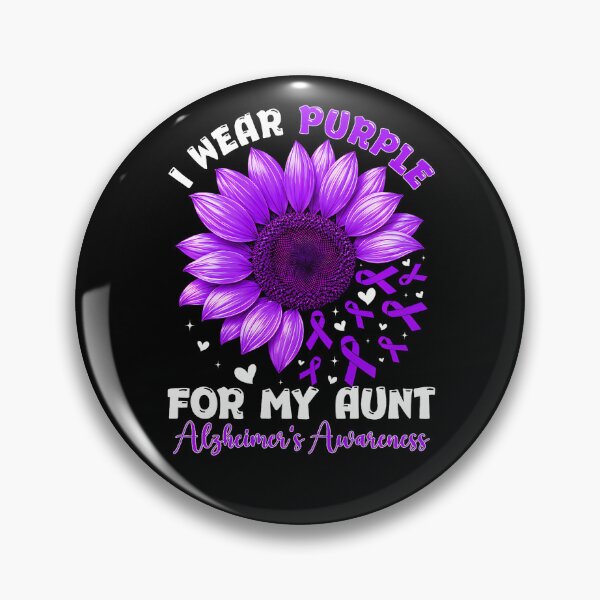 Item preview, I Wear Purple for My Aunt Alzheimer's Awareness designed and sold by roycehopkins.