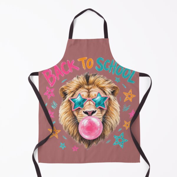 Item preview, Back to School Lion Bubble Gum Star Glasses  designed and sold by MOCH- ART.