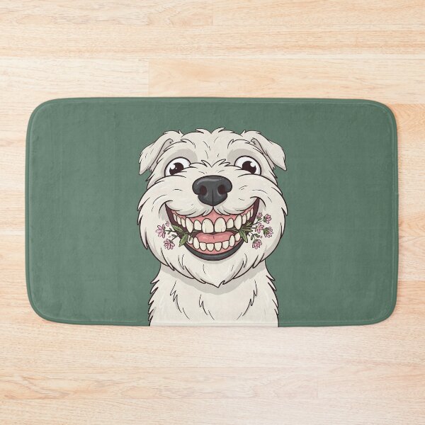 Item preview, Funny Fisheye Dog With Flowers Meme designed and sold by DripCultureLab.