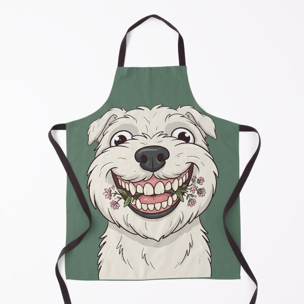 Item preview, Funny Fisheye Dog With Flowers Meme designed and sold by DripCultureLab.