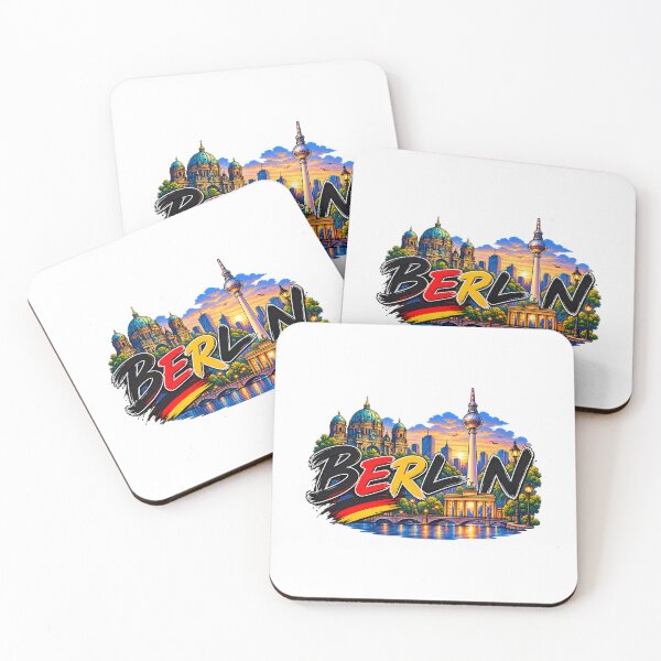 Item preview, Berlin Skyline Germany – TV Tower, Brandenburg Gate & Cathedral designed and sold by SVALANART.