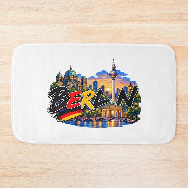 Item preview, Berlin Skyline Germany – TV Tower, Brandenburg Gate & Cathedral designed and sold by SVALANART.