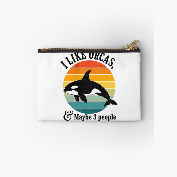Item preview, I Like Orcas And Maybe Like 3 People Funny Killer Whale Sarcastic Ocean designed and sold by ZIGLWORKS.