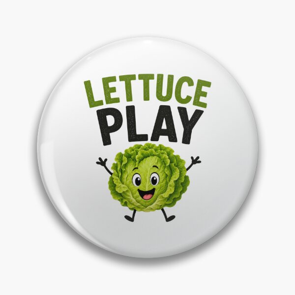 Item preview, Lettuce Play | Funny Lettuce Pun | Cute Food Lover Design designed and sold by CJLindy.