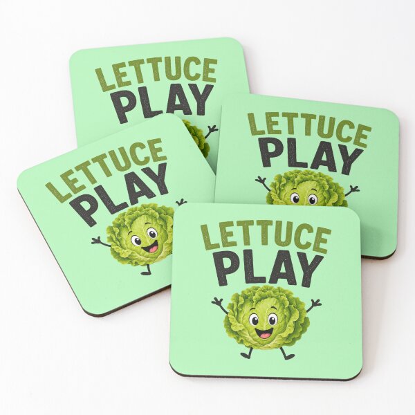 Item preview, Lettuce Play | Funny Lettuce Pun | Cute Food Lover Design designed and sold by CJLindy.
