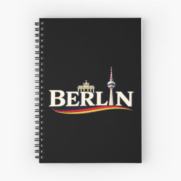 Item preview, Minimalist Berlin Germany – TV Tower & Brandenburg Gate Design designed and sold by SVALANART.