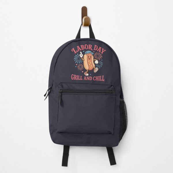 Item preview, Labor Day Cute Hot Dog Character designed and sold by HowToCanadian.