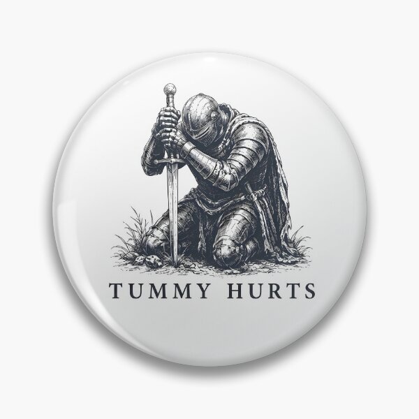 Item preview, Tummy Hurts Knight designed and sold by TomTeee15.
