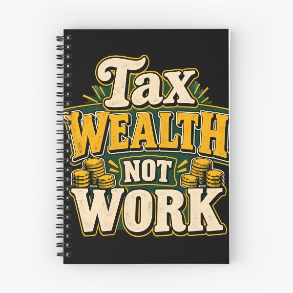 Item preview, Tax Wealth Not Work designed and sold by ElectricMoonUK.