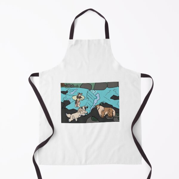 Item preview, Playful Dogs by a Waterfall designed and sold by J-Mindful.