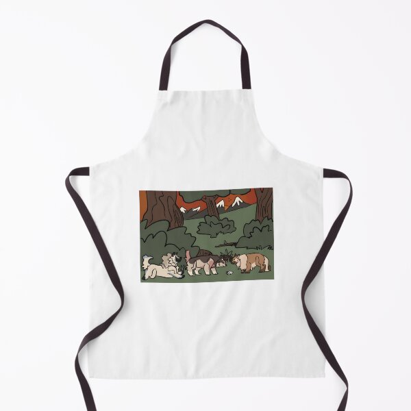 Item preview, Forest Dogs with Bird and Mountain Sunset designed and sold by J-Mindful.