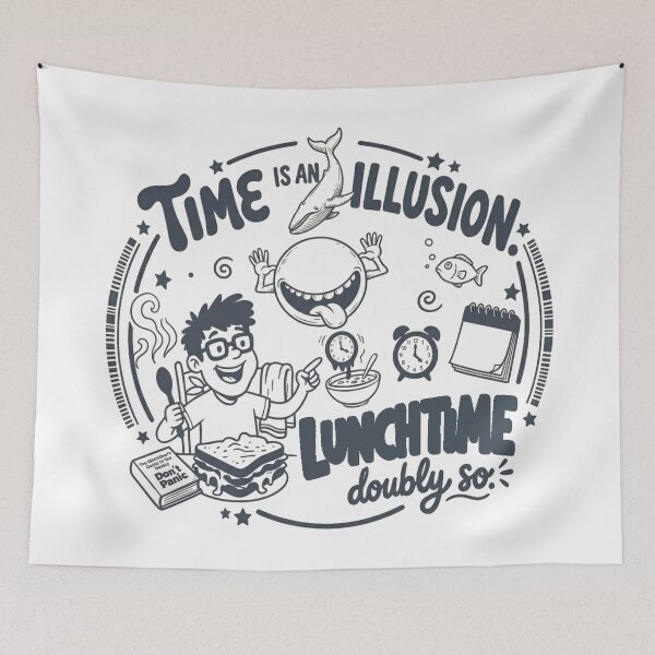 Item preview, Time is an Illusion Lunchtime Doubly So designed and sold by yinon-h.