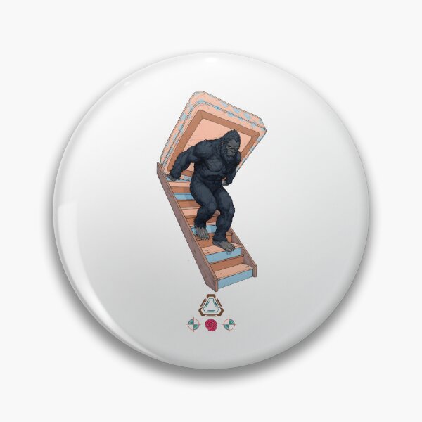 Item preview, Bigfoot Moving Day Struggle - Funny Cryptid Carrying Mattress Artwork designed and sold by Whimsy Trail Co.