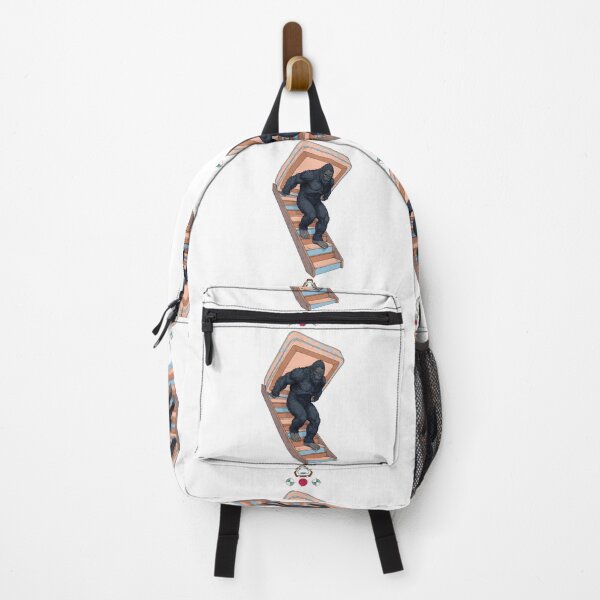 Item preview, Bigfoot Moving Day Struggle - Funny Cryptid Carrying Mattress Artwork designed and sold by Whimsy Trail Co.