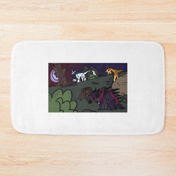 Item preview, Night Scene with Mythical Canine Creatures designed and sold by J-Mindful.