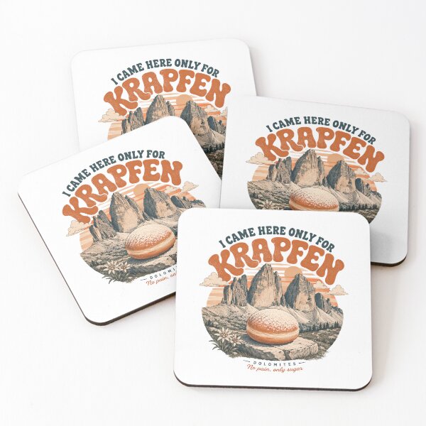 Item preview, Tre Cime di Lavaredo Dolomites Mountain Hiking Krapfen  - I Came Here Only For Krapfen Dolomiti designed and sold by SlothcoreVibes.