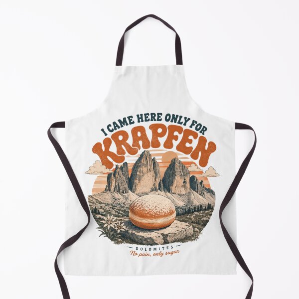Item preview, Tre Cime di Lavaredo Dolomites Mountain Hiking Krapfen - I Came Here Only For Krapfen Dolomiti designed and sold by SlothcoreVibes.