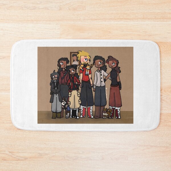 Item preview, Diverse Group with Pets in Stylized Cartoon Art designed and sold by J-Mindful.