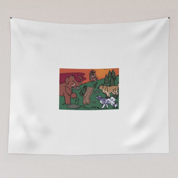 Item preview, Whimsical Forest Animals at Sunset designed and sold by J-Mindful.