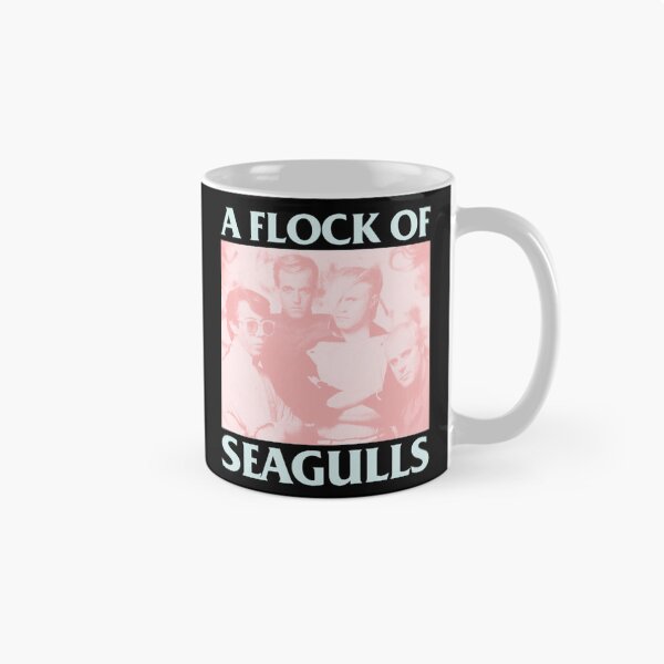 Artikelvorschau, Retro-Bandporträt-Design von A Flock Of Seagulls entworfen und verkauft von hamletbit.