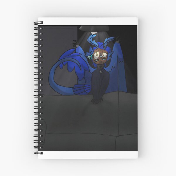 Item preview, Blue Dragon with Antlers Under Spotlight designed and sold by J-Mindful.