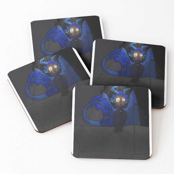Item preview, Blue Dragon with Antlers Under Spotlight designed and sold by J-Mindful.