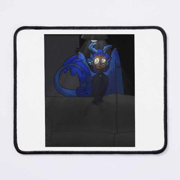 Item preview, Blue Dragon with Antlers Under Spotlight designed and sold by J-Mindful.