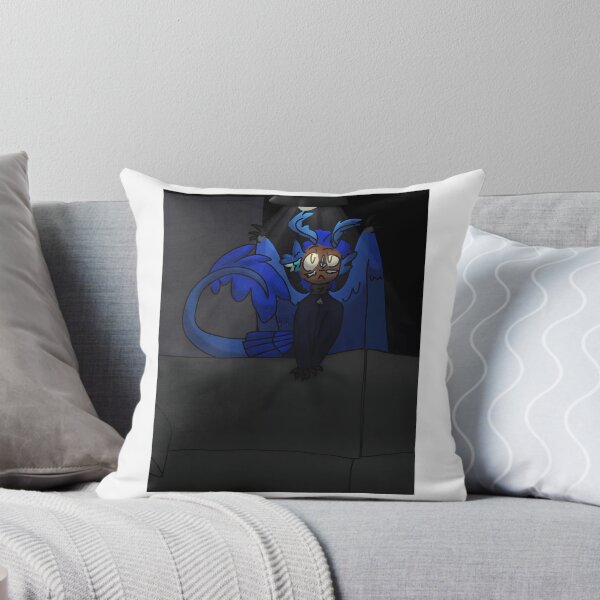 Item preview, Blue Dragon with Antlers Under Spotlight designed and sold by J-Mindful.