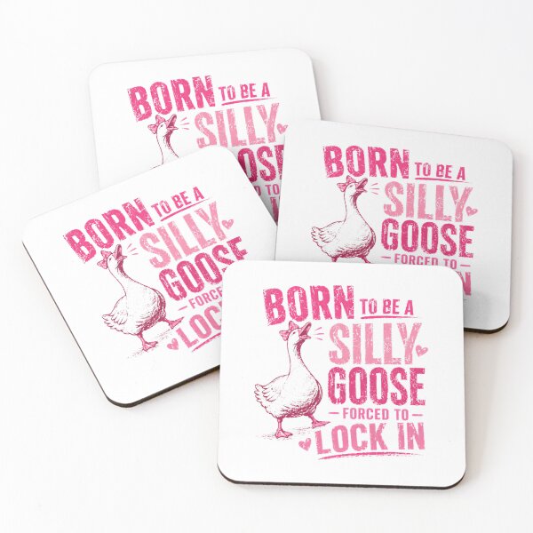Item preview, Born To Be A Silly Goose Forced To Lock In Funny Goose Lover Humor designed and sold by HumansStuck12.